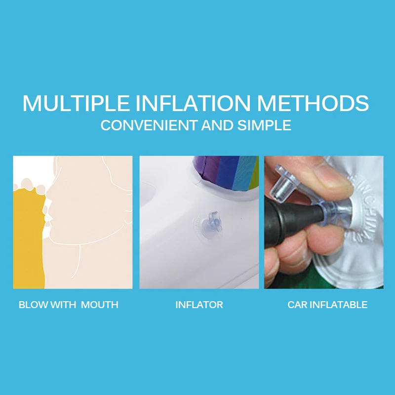 Ведерко для летней вечеринки держатель чашки в форме радуги с облаком надувной