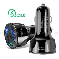 car charger usb quick charge qc3 0 ports car cigarette lighter adapter for iphone samsung huawei xiaomi qc car phone charging