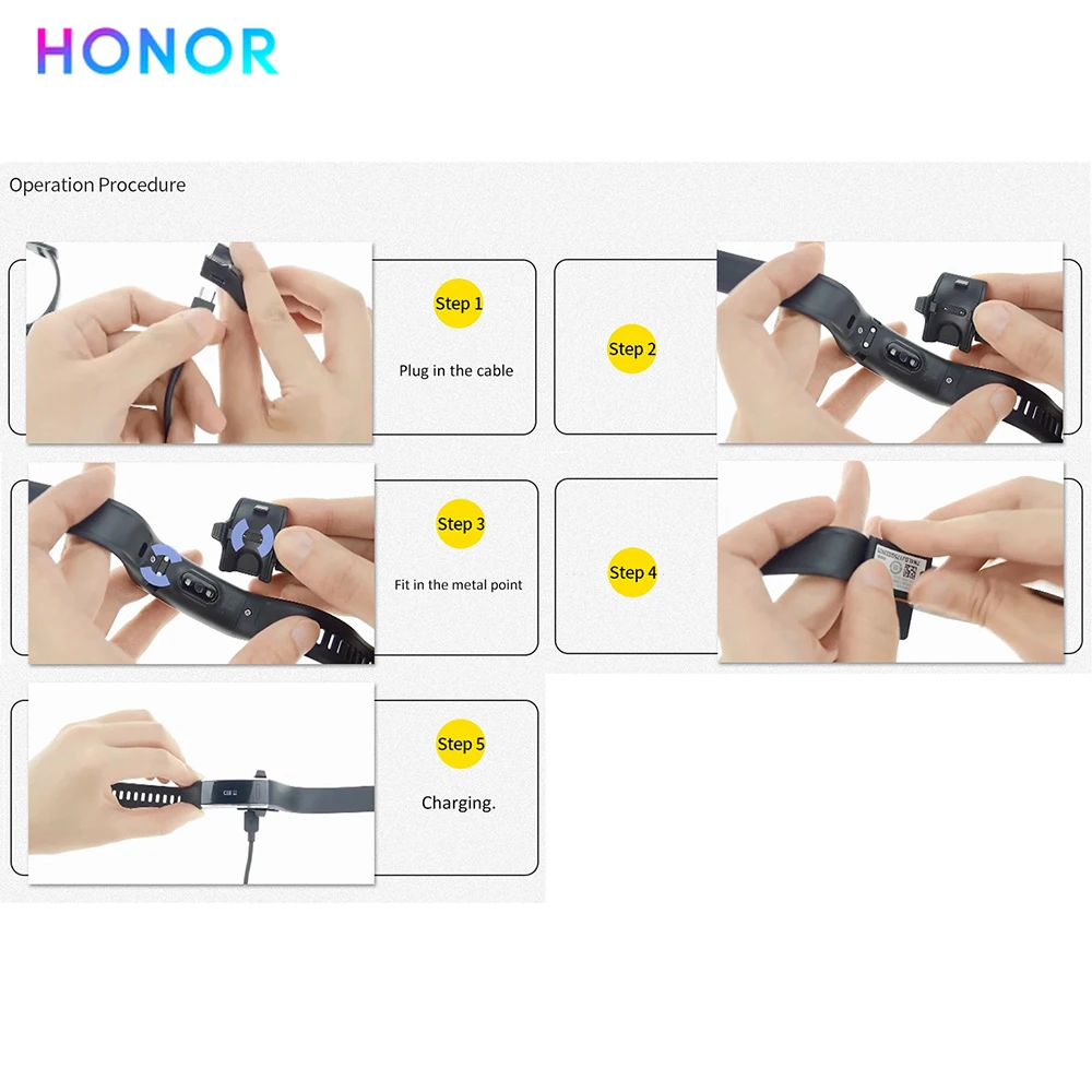 Honor Charging Base for Huawei Honor Band 5 for Honor Band 3 / 4 Smartwatch Charge Base For Smart Bracelet