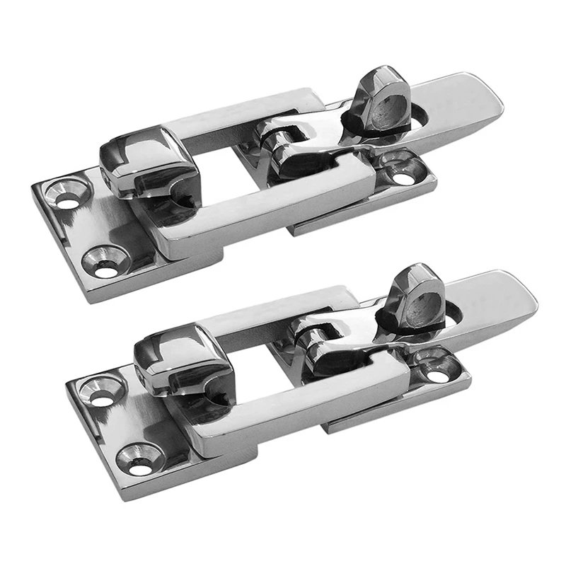 

Нержавеющая сталь анти-с кольцом для звонка с замочком фиксирующий Зажим Нержавеющая сталь запираемый морская яхта дверная пряжка