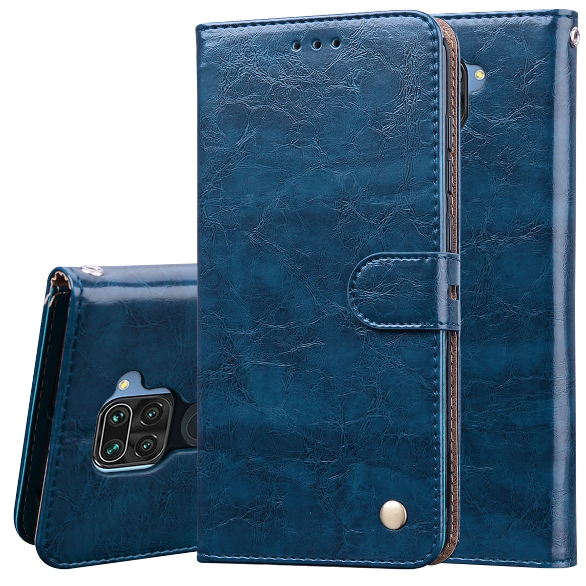

10 X Fashion Retro Flip Case For Xiaomi Redmi Note 9 10 X Funds Mobile Phone Cover Luxury PU Leather Wallet Case Note 9