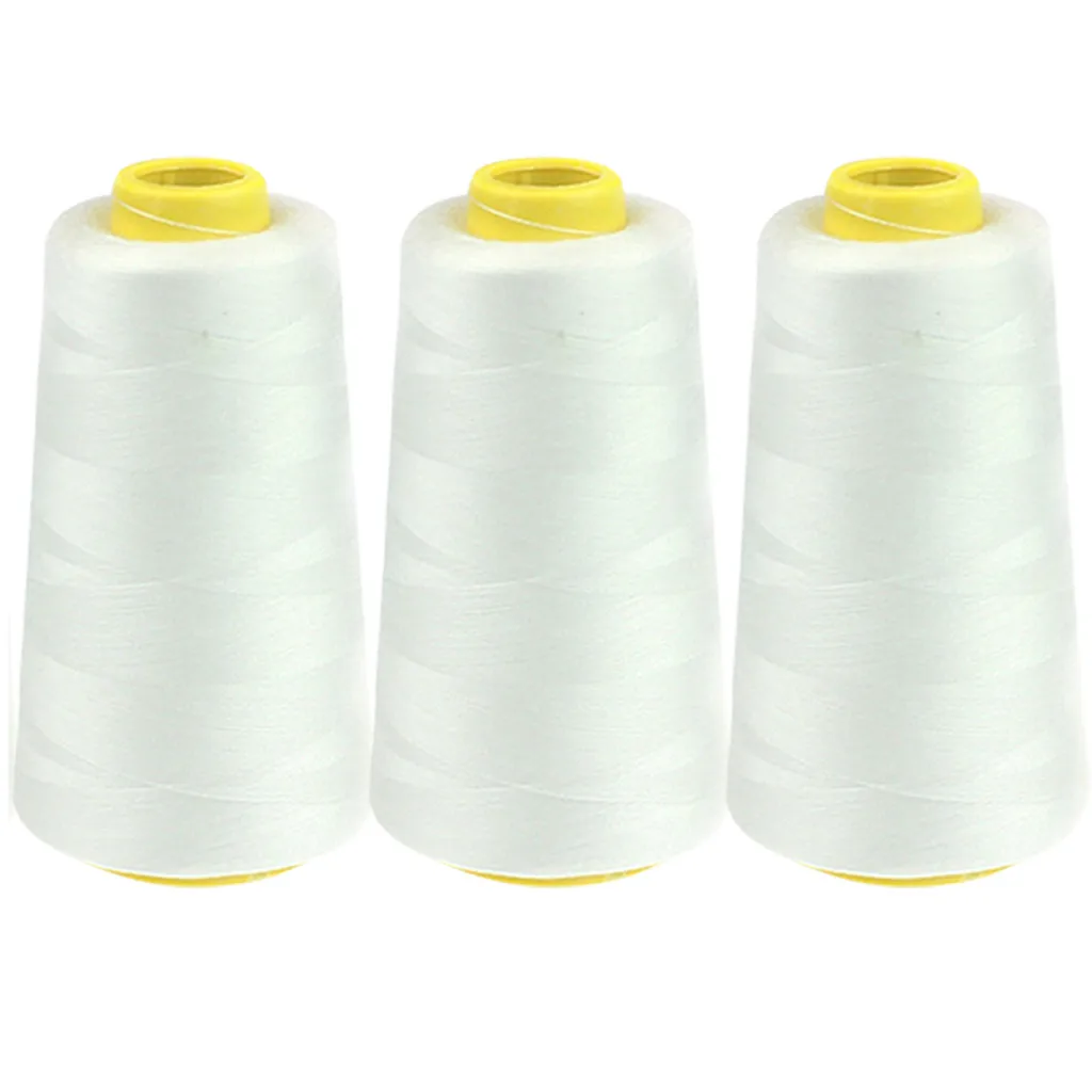 

3PC 2300Yards Household Polyester Sewing Thread 8 Colors Pagoda Machine Embroidery Thread DIY Sewing Supplies Thread Kit J80