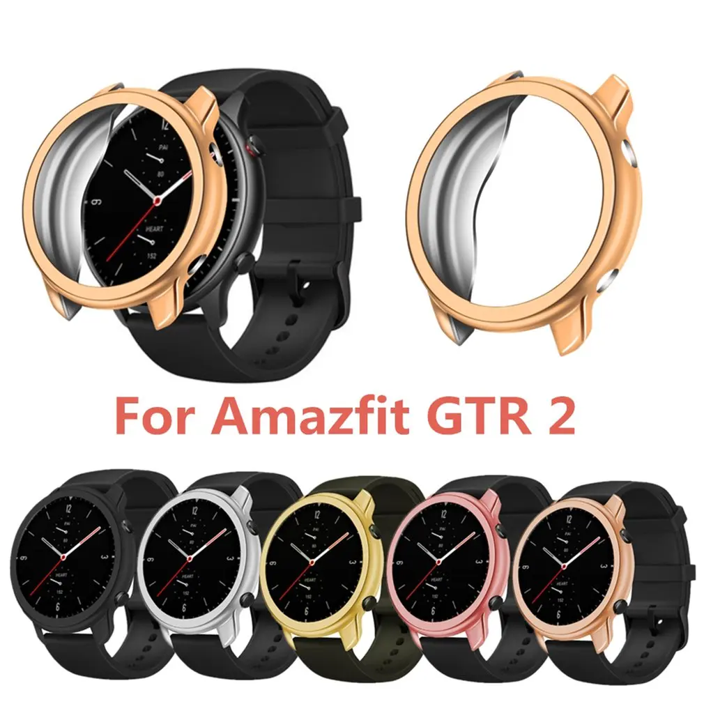 

For Amazfit GTR 2 Electroplate TPU Soft Protection Cover Replaceable Accessories Durable Protective Shell