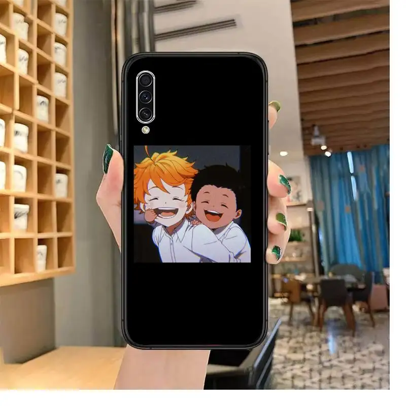 

The Promised Neverland anime high quality Phone Case For Samsung A20 A30 30s A40 A7 2018 J2 J7 prime J4 Plus S5 Note 9 10 Plus
