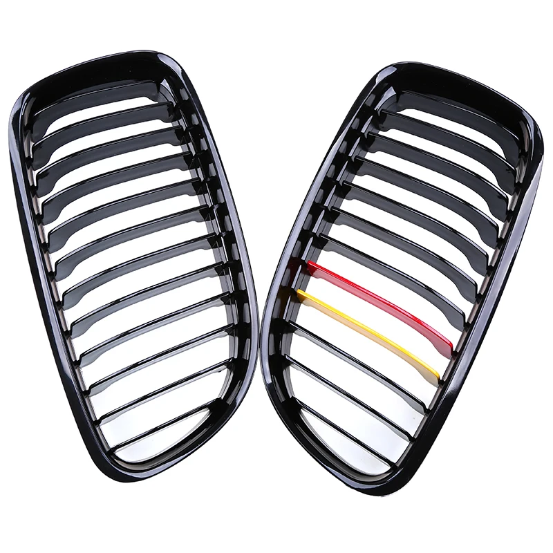 Глянцевая черная передняя решетка для почек гриль BMW 3-Series E91 Touring 2008-2012 Facelift