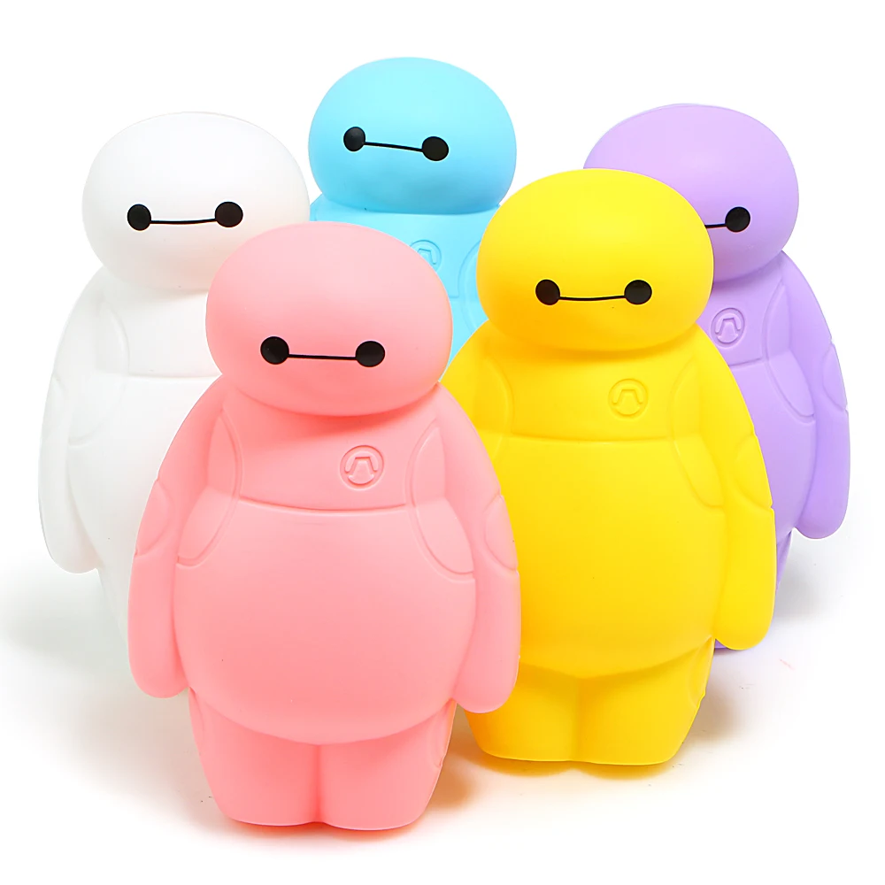 Новый силиконовый с буквенным принтом Большой Герой 6 Baymax Kawaii пеналы мульти
