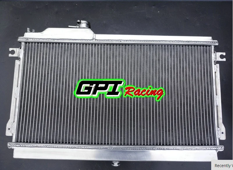GPI алюминиевый радиатор + вентиляторы для VW GOLF GTI/BORA MK4 IV AUDI A3/TT SEAT LEON/TOLEDO 1 8 T |