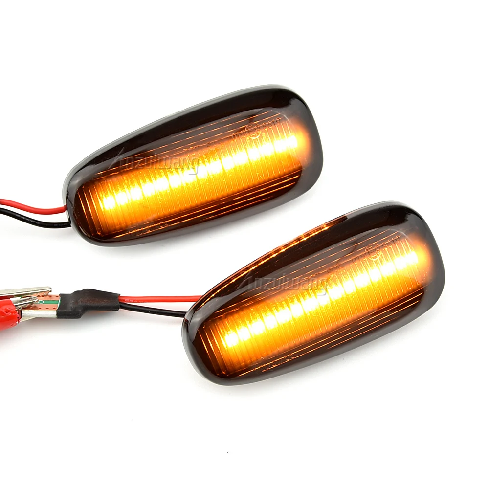 

2Pcs Car Side Marker Light LED Turn Signal Indicator Lamp for Opel Zafira a 99-05 Astra G 98-09