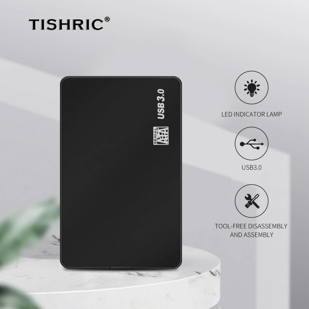 Чехол TISHRIC для внешнего жесткого диска Sata на USB 3 0 поддержка 8 ТБ | Компьютеры и офис