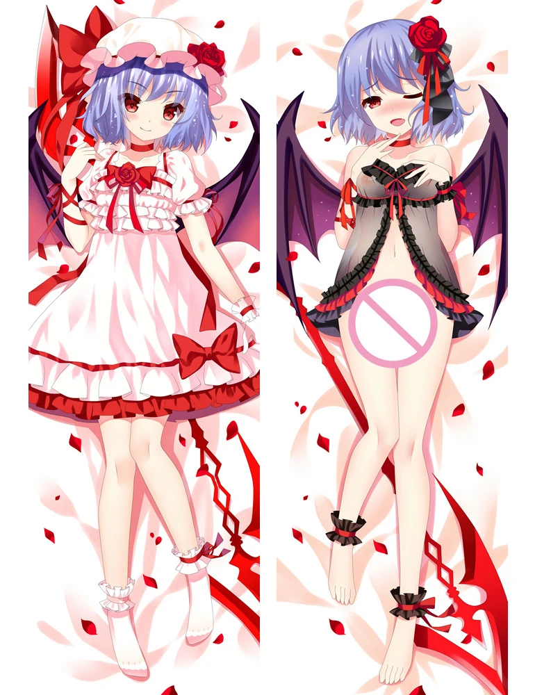 

2020-January update Japan Anime TouHou Project Remilia Scarlet sexy girl Dakimakura body Pillow case Hugging Body Pillow Cover