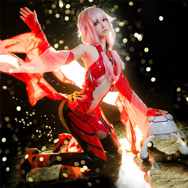 1/1 Корона эгоист Юзуриха Инори Золотая Рыбка красная Боевая форма Косплей Костюм