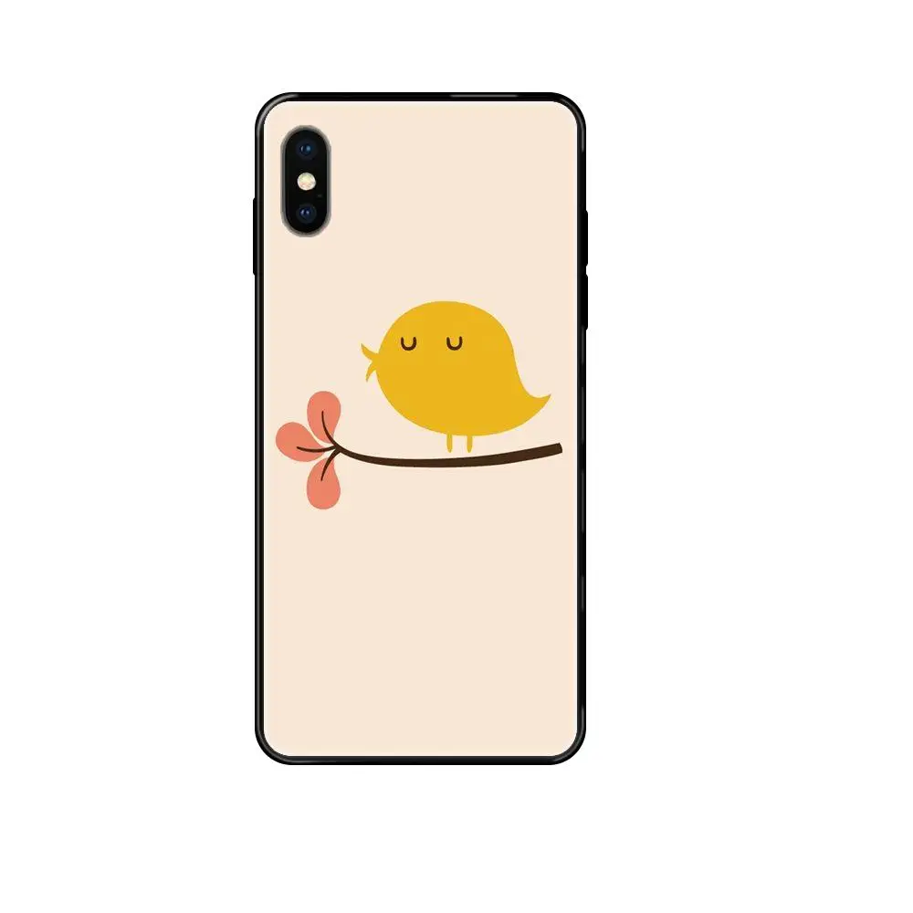 Soft Accessories Case For Apple iPhone 11 12 Pro 5 5S SE 5C 6 6S 7 8 X XR XS Plus Max Lovely Birds On A Wire | Мобильные телефоны и