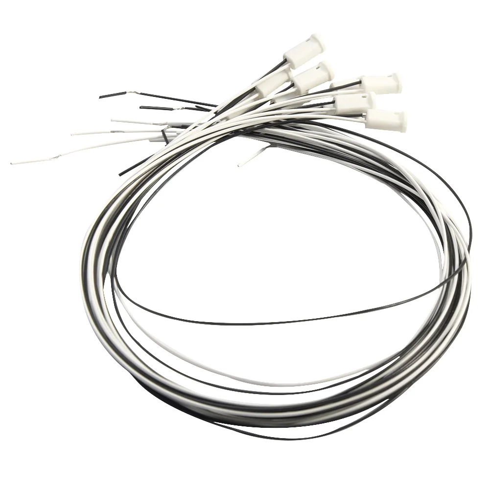 

10pcs 50cm Bulb Plug Lamp Holder Socket 12 V G4 LED Ceramic Wire Bulb Socket Bases Crystal Lamp Holder Round