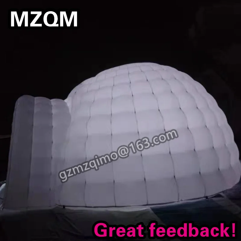 MZQM Ткань Оксфорд 5 метров Диаметр надувной купол палатки, пользовательские надувные события палатки