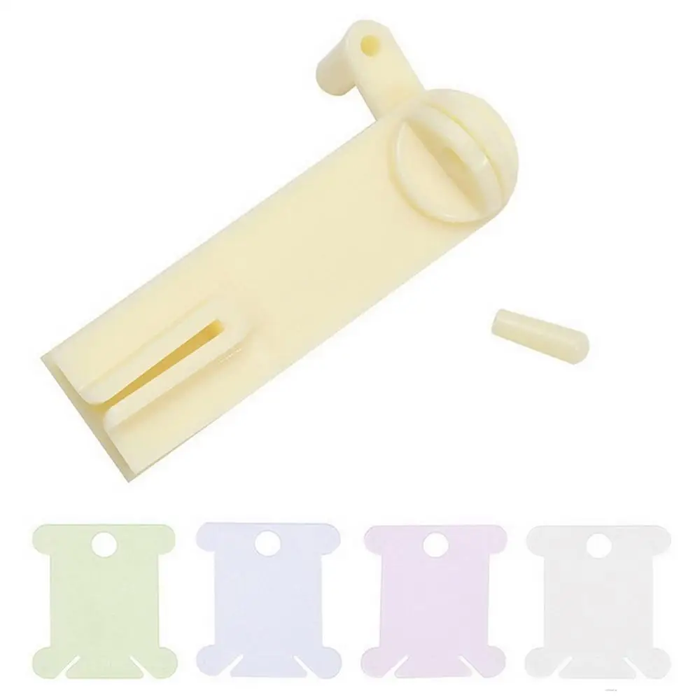 

String Winder Thread Card Embroidery Plastic Thread Bobbins Floss for Storage Holder Winding Stitch Wound Manual yarn fast