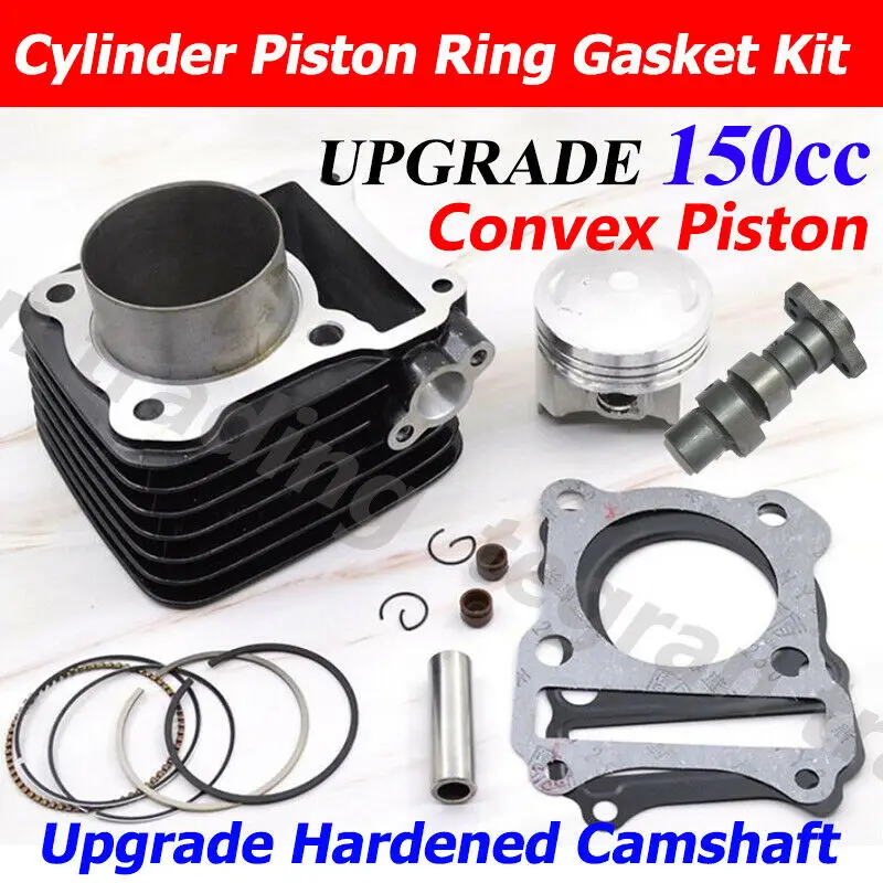 

Motorcycle Cylinder Piston Camshaft Rebuild Kit for KAWASAKI KLX125 KLX 125 2003-2006 Big Bore 62mm Upgrade to 150cc Engine