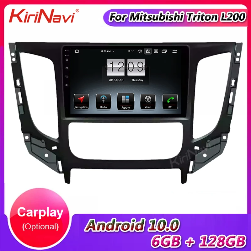 Kirinavi 9 &quotAndroid 10 0 автомобильный Радио dvd плеер для Mitsubishi Triton L200 автомобильное радио