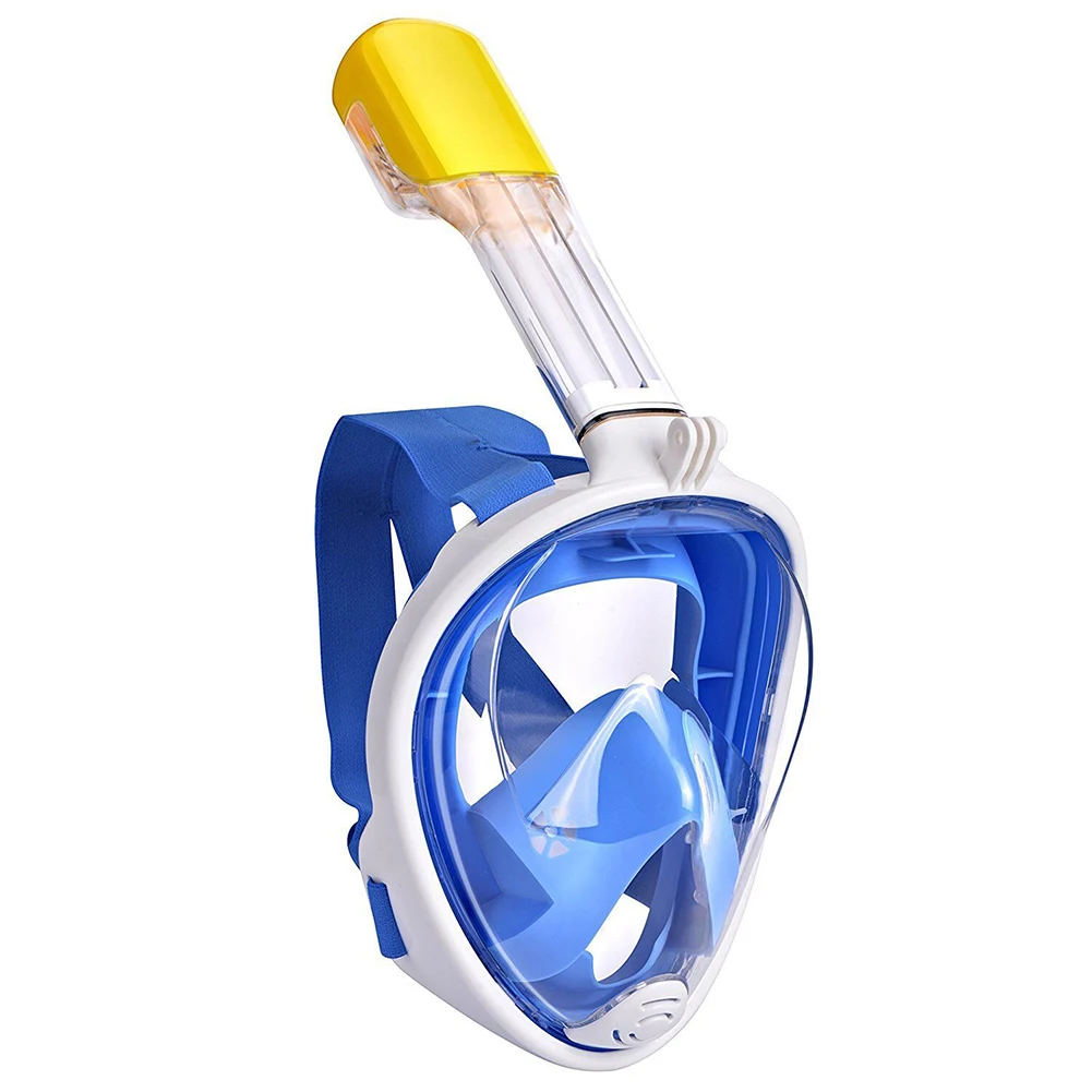 

Underwater Scuba Anti Fog Full Face Diving Mask Snorkeling Respiratory Masks Safe Waterproof Swimming Equipment