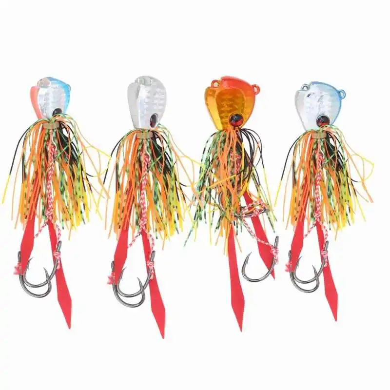 4 шт. 65 г блесна приманка рыболовные приманки бас джиг дук Приманки Силиконовые