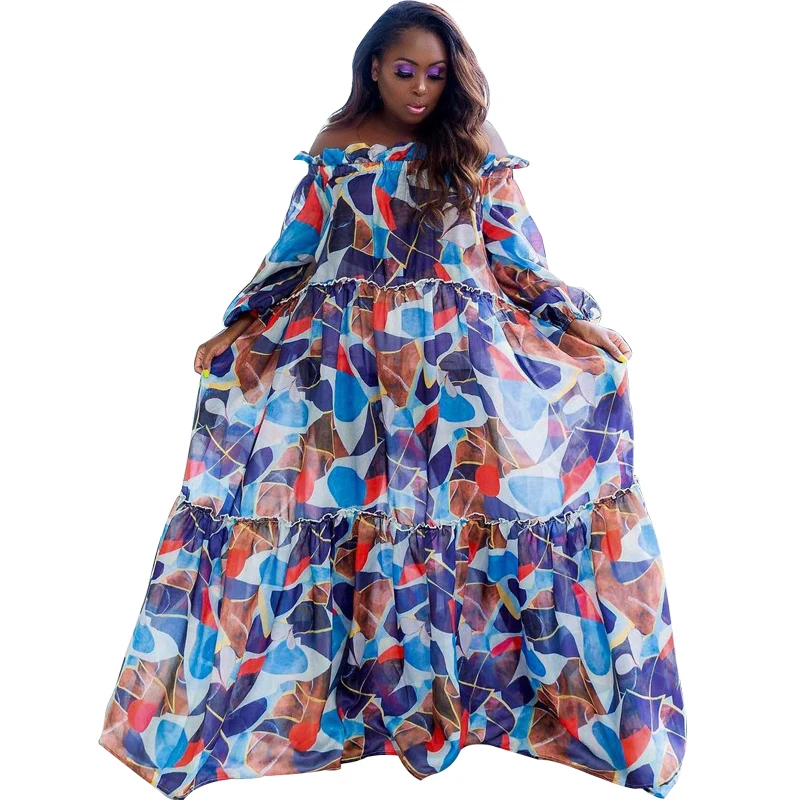 

African Long Dress Women's Evening Party Dress African Dresses For Women