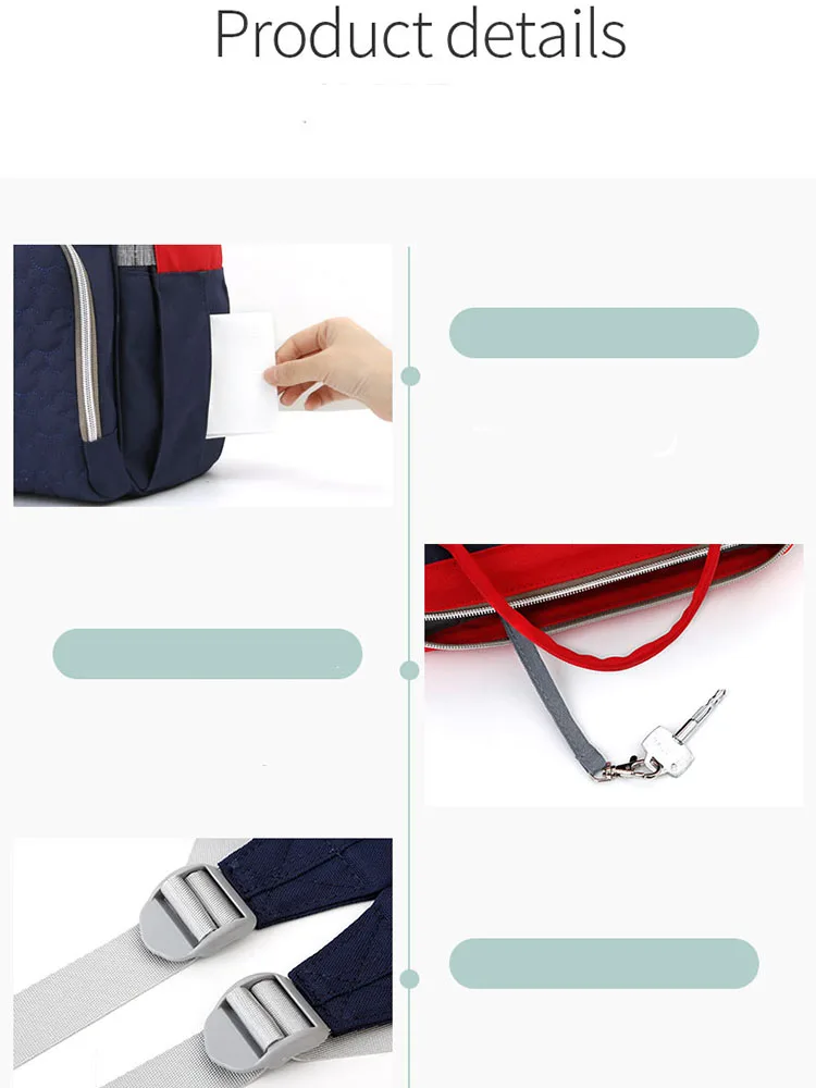 

Cartoon USB Diaper Bag Backpack Mommy Bag Maternity Bag For Stroller Baby Bag Organizer Pink Nappy Bag Brand Oxford Pre-design