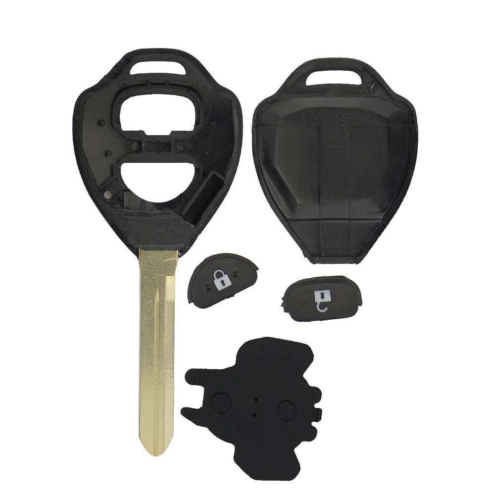 Чехол-накладка для автомобильного ключа с 2/3/4 кнопками OkeyTech Toyota Yaris Prado Tarago Camry Corolla