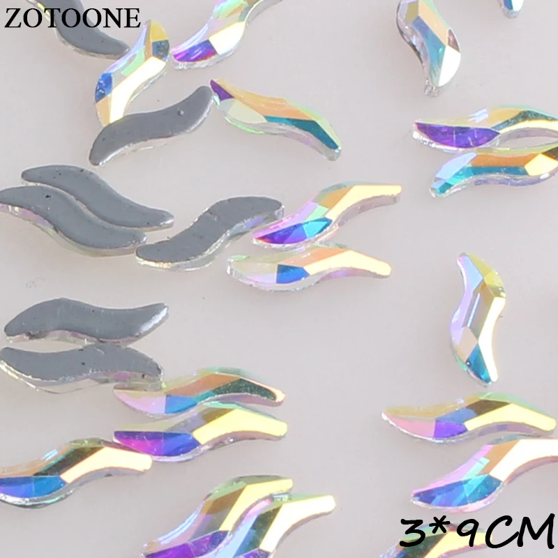 ZOTOONE/высококачественные блестящие стразы на плоской подошве с кристаллами