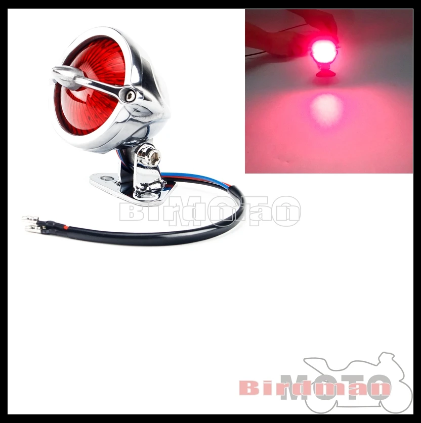 

For Harley Honda Yamaha Suzuki Kawasaki Cafe Racer Motorcycle Taillight Brake Light Rear Running Lamp Blinker Flashing Lights