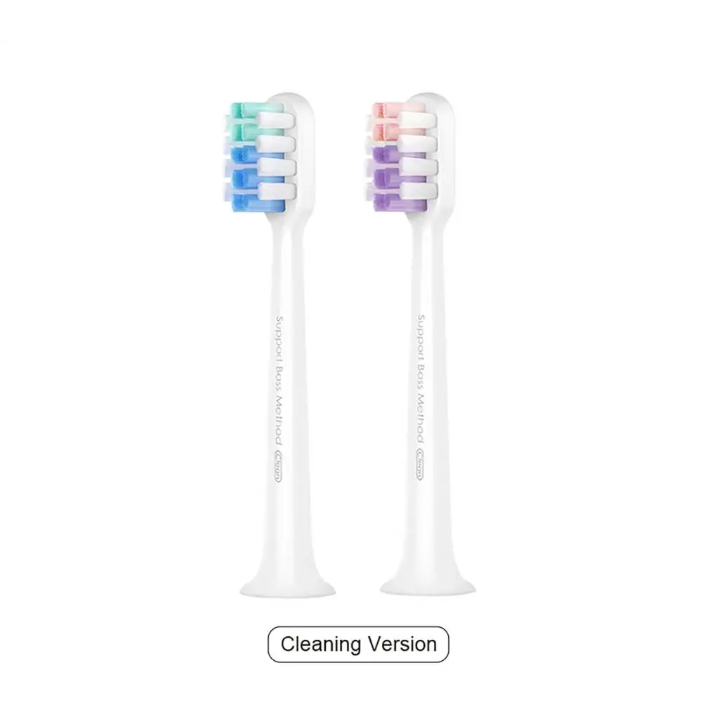 

2Pcs DRBEI Toothbrush Electric Toothbrush Part Sonic Portable Ultra-fine Bristles Tooth Cleaner Brushes Head for Household