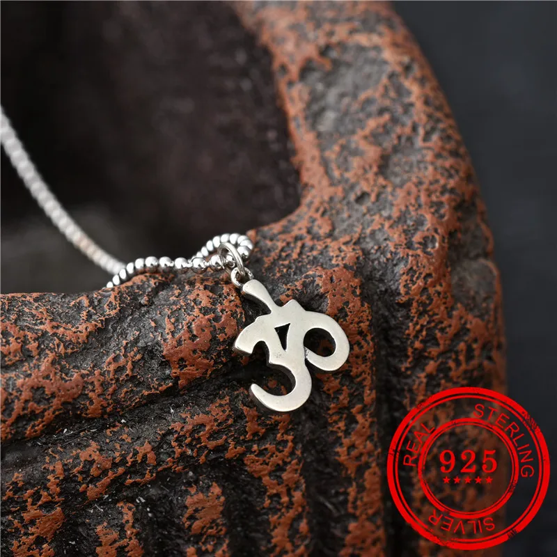 

Korean version 100% sterling silver 925 necklace letter silver pendant ladies necklace 925 silver accessories