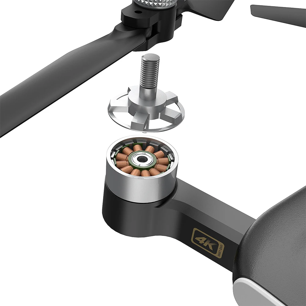 Профессиональные радиоуправляемые дроны MJX Bugs B7 GPS 4K HD камера Wi Fi FPV Бесщеточный