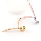 Серьги-подвески с блестящими розовыми кроличьими ушками для женщин и девушек, милые дизайнерские сережки с глазурью из металла, Вечерний Подарок, 2020