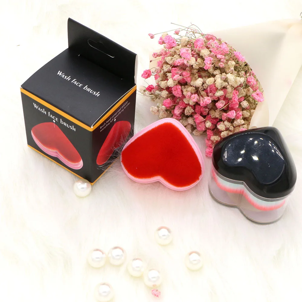 Кисть для основы в форме сердца BB крем кисти макияжа с зеркалом свободная кисть