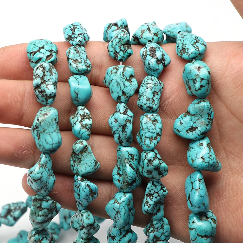 Бусины Из естественный неправильной формы необработанного камня для