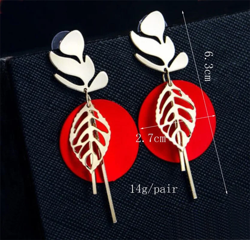 

Creative Round Geometric Earrings Jewelry Accessories for Women Gift