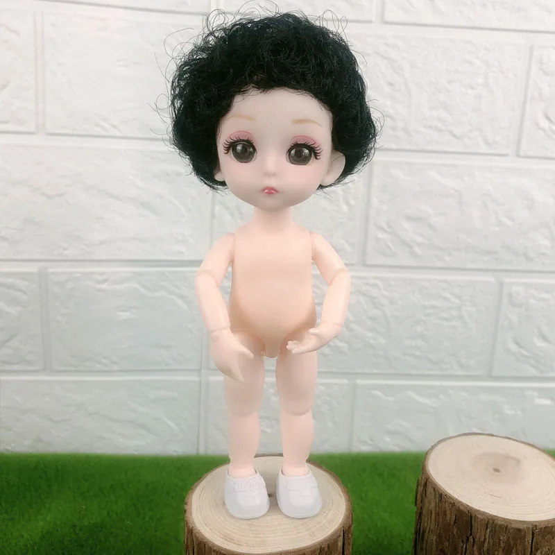 OB11 куклы 13 шарнирная кукла голая BJD мини мальчик 16 см|Куклы| |