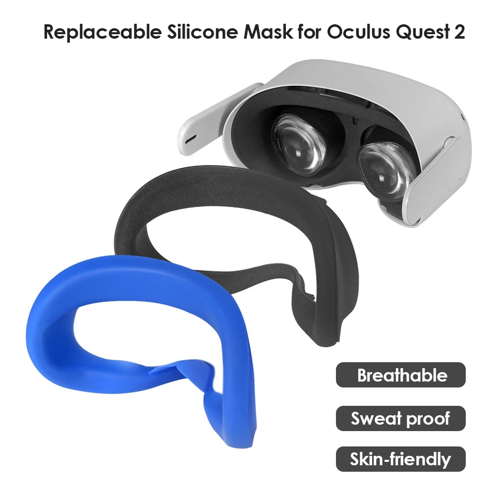 Силиконовая маска для глаз Oculus Quest 2 VR гарнитура подушка лица|Смарт-аксессуары| |