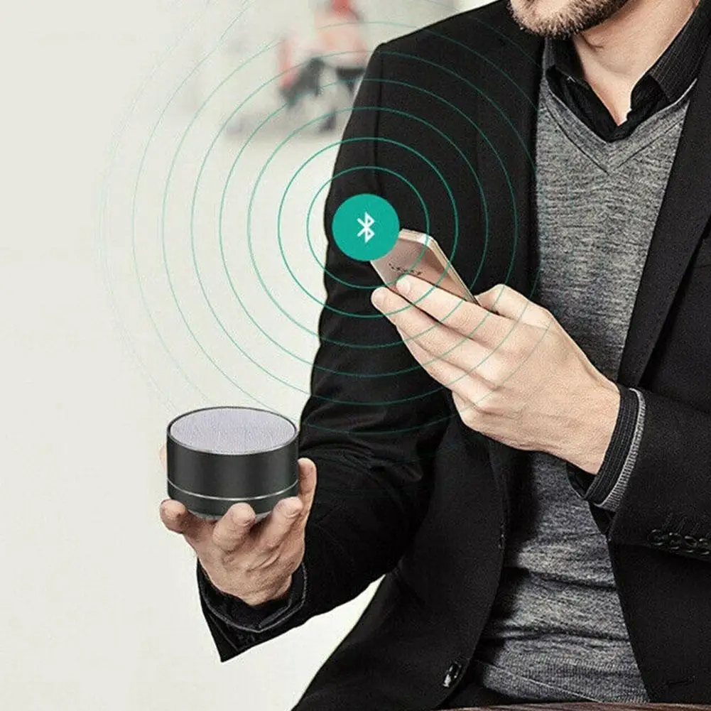 

Rechargeable Portable Bluetooth Speaker Mini Speaker Audio TF AUX Sound Player Speaker Audio Music Stereo Music USB D6K2