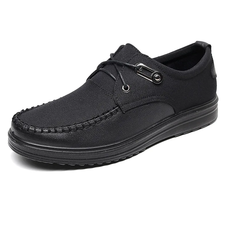 

New Trademark Size 38-48 Upscale Men Casual Shoes Fashion Leather Shoes for Men Spring Autumn Men'S Flat Shoes Driving