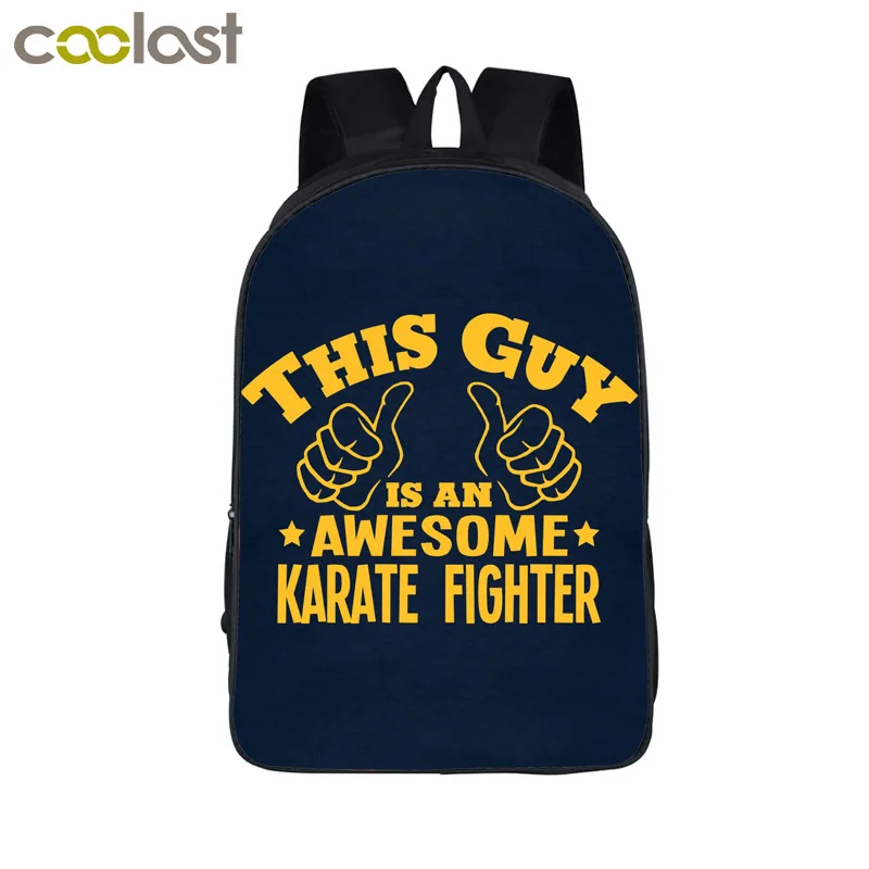 Классное боевое искусство дзюдо/тхэквондо/Карате/айкидо рюкзак Детская сумка