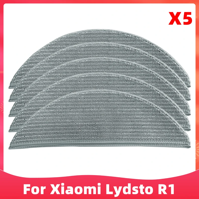 

2/5/10 шт., сменные тряпки для робота-пылесоса Xiaomi Lydsto R1