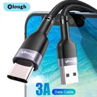 Кабель зарядный Elough USB Type-C, 3 а, с поддержкой быстрой зарядки