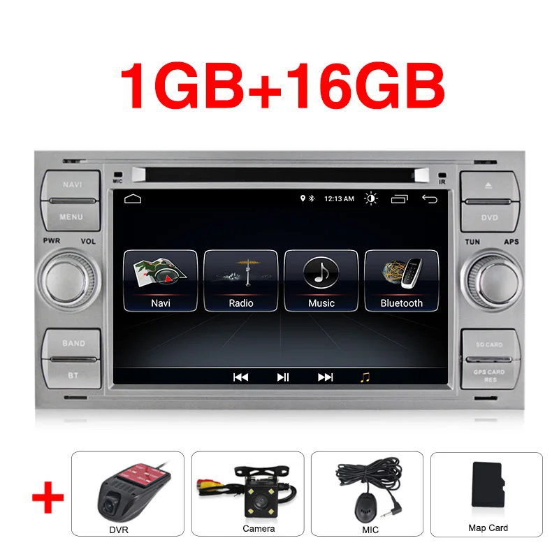 Car dvd camera DVR S Android 8,0 для Ford Mondeo Focus Transit C-MAX S-MAX Fiesta автомобильный dvd мультимедийный плеер gps Навигация BT wifi RDS карта Микрофон - Цвет: Car dvd camera DVR S