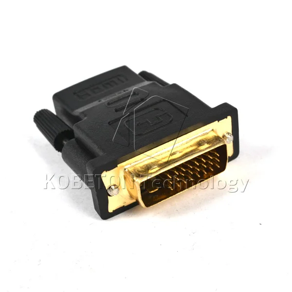 DVI 24 + 1P цифровой Мужской до 19 Pin HDMI совместимых с Тип Женский конвертер адаптер DVI-D