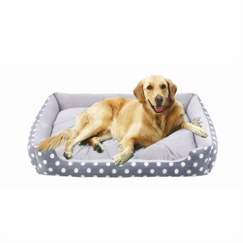 

Pet Dog Bed Super Soft Warm Pet Puppy Sofa For Cats Dogs Washable Waterproof Bottom Kitten House Beds Cushion Cat Accessories