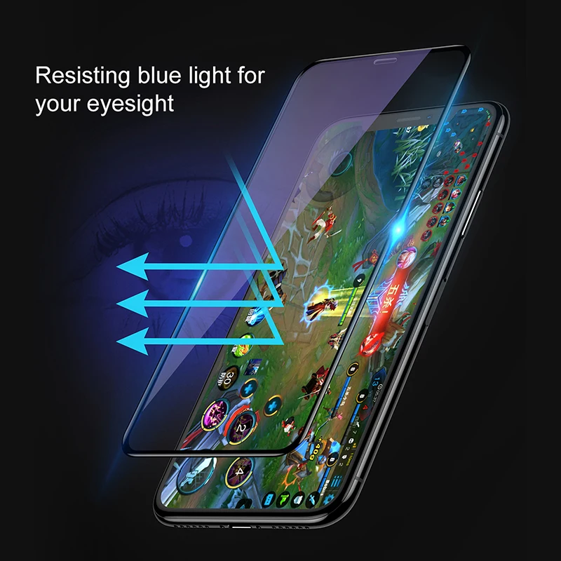 Защитная пленка из закаленного стекла Baseus 0 2 мм для iPhone XS Max XR прозрачное полное