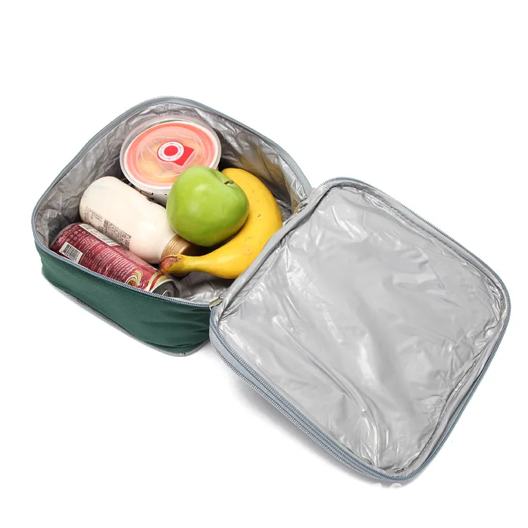 Утолщенная алюминиевая пленка Bento коробка сумка простая портативная Ткань