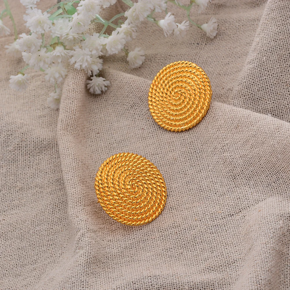 Висячие серьги для женщин/девочек золотого цвета французские африканские