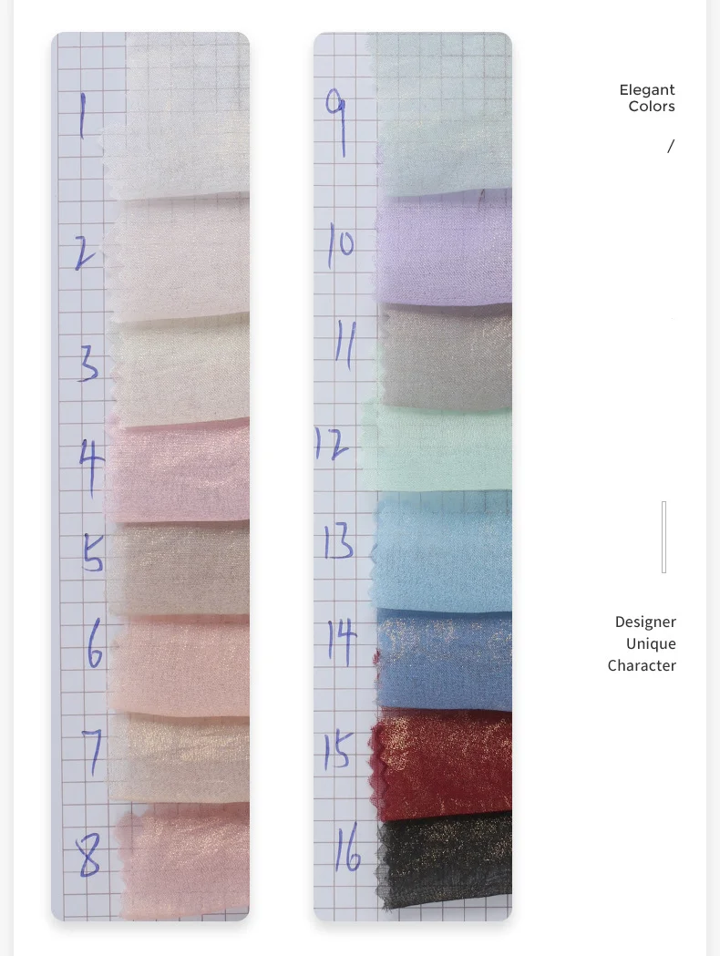 

Soft Tencel Bronzing Chiffon Fabric Plain Polyester for Women Dress, Shirts Black, Red, Blue, Pink, Peachy, Purple by the meter