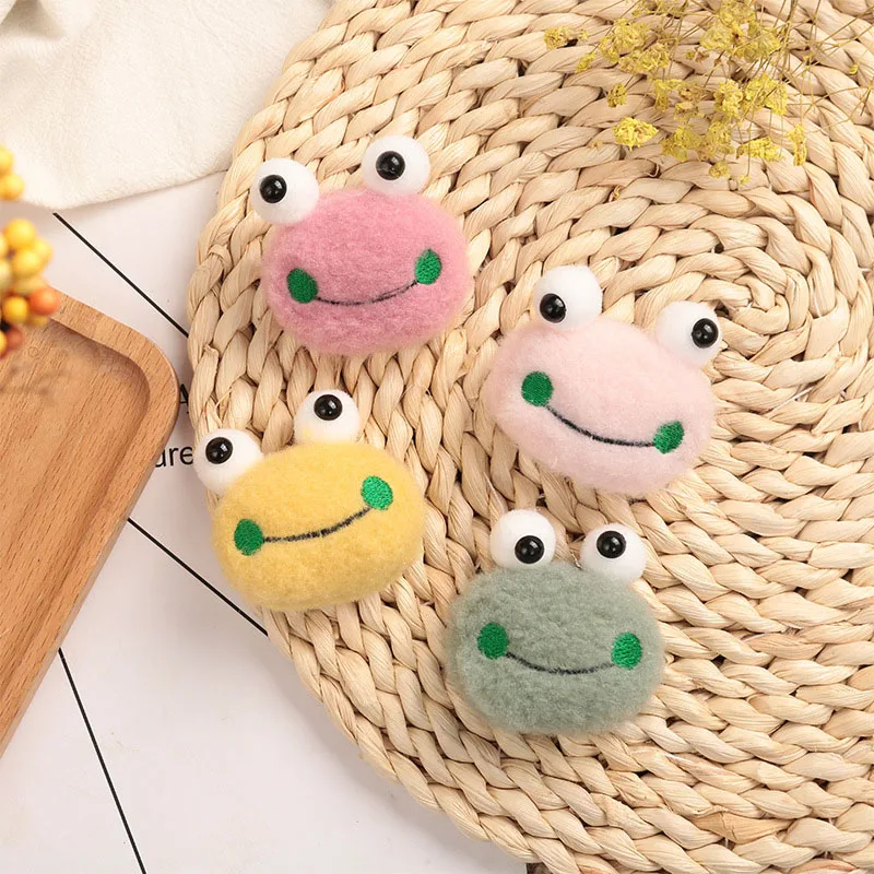 

Cute Frog Cashmere Pins Animal Kids Backpack Bag Badges Demin Jacket Clothes Brooches Child Gift Clothes Accessories Jewelry